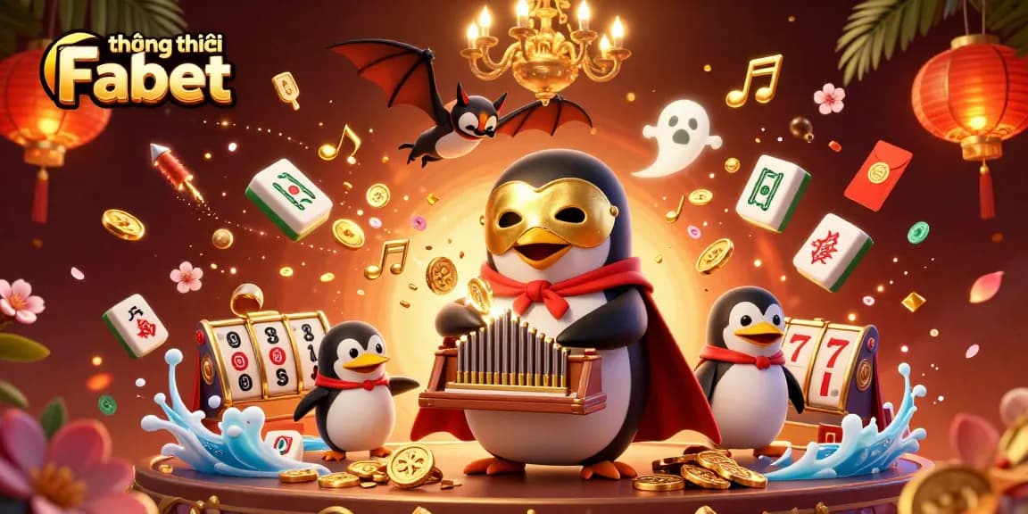 Experience the thrill of thương hiệu Fabet with an engaging 3D illustration of casino elements.