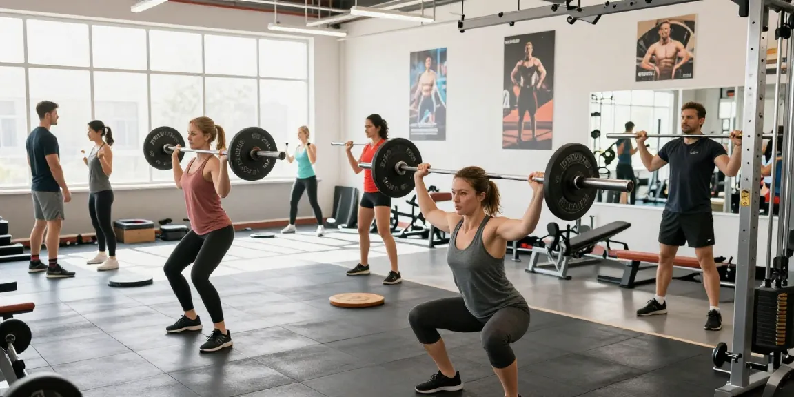 Deus Medical: Fitness-Enthusiasten beim Training mit hochwertigen Anabolika in einem modernen Fitnessstudio.
