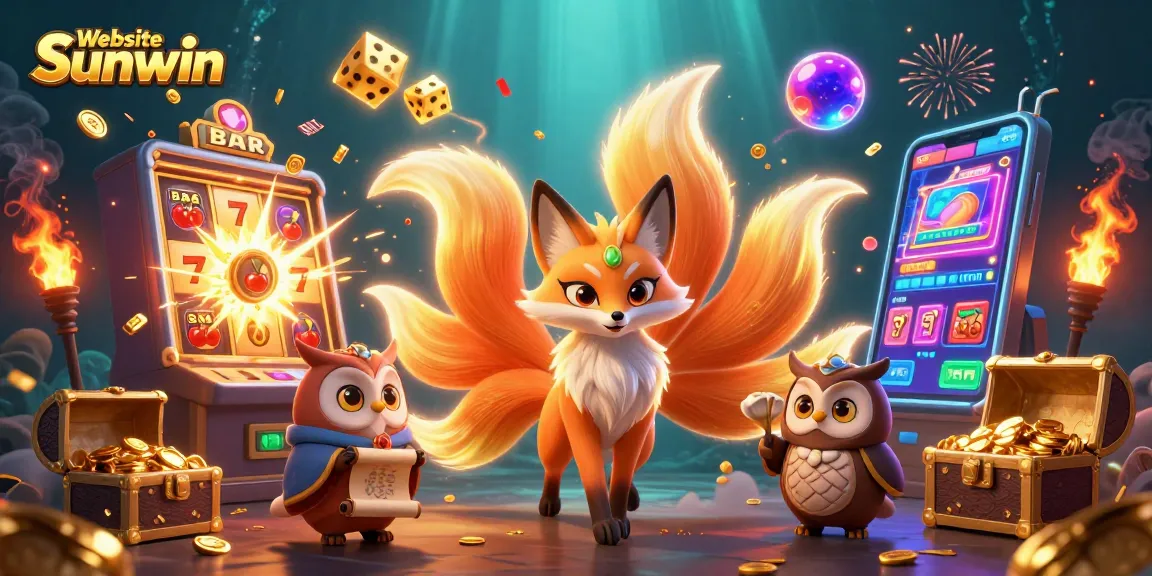 Experience the thrill of winning at Website Sunwin with colorful casino games and vibrant characters.